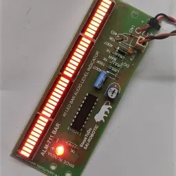 sai robotic LM 3914 / LM 3915 / LM 3916 – 40 Bar RED L.E.D. Sound Level Indicator Module Display Lights Electronic Hobby Kit image 2