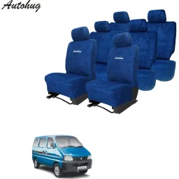 Cotton Car Seat Cover For Maruti Eeco 7S-image-5