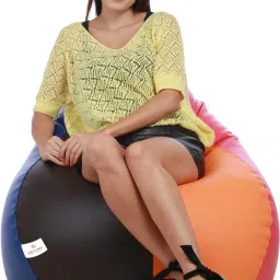 XXXL Classic Multi Colors Filled with Beans Teardrop Bean Bag With Bean Filling-26