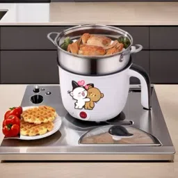 Multipurpose Multi Electric Cooker Kettle 1.8 L, 3-In-1, Glass Lid, 500W Multi Cooker Electric Kettle-image-43