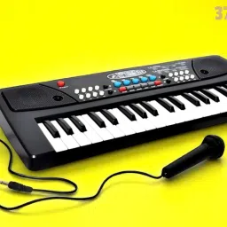 37-Key Musical Piano Keyboard with Microphone 430A1 Song Record Feaure_U628-image-1