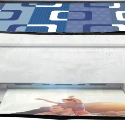 JMT HP Desk Jet Plus Ink Advantage 6075 Printer (Blue Check Print) Printer Cover-image-87