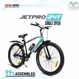 JetPro | 24X2.40 | C.Green | Age 8-12 Years | 99% Assembled | Ready to Ride 24 T (inch) Mountain Cycle-image-31