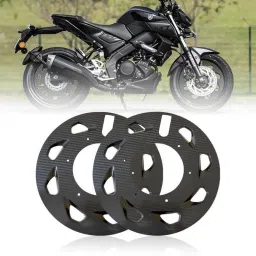 Carbon Finish Wind Design Front/Rear Pro Disc Wheel Cover 17 Inch Bike Fairing Kit-image-15