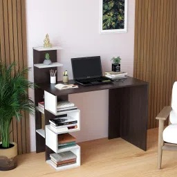 Edward Computer Table with Shelf, Laptop Table, Engineered Wood Study Table-7