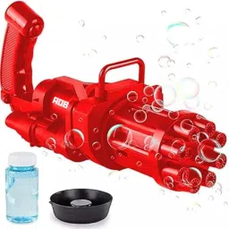 8 Hole Bubble Maker Gatling Bubble Gun Machine Toy for Kids Bubble Solution A62 Water Gun-image-90