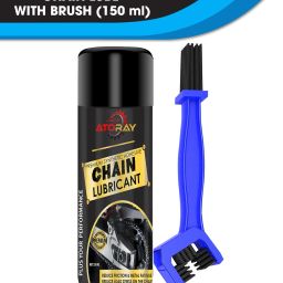 Bike Chain Lube / Lubricant Spray Cleaner with Brush For All Chain Type | | Rust & Corrosion protection | Prevent Chain Breakage | Noise Chain Oil Chain Oil-image-50