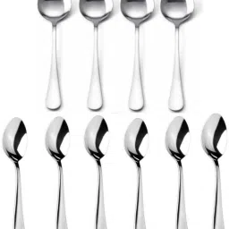Stainless Steel Dessert Spoon Set-image-28