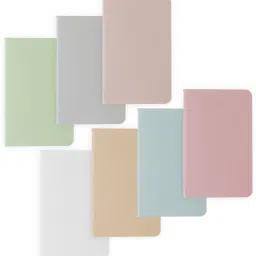 Little Subject Notebooks Compact Pocket Journals, 3.5 x 5.5 Pocket-size Notebook Plain 64 Pages-picture-23