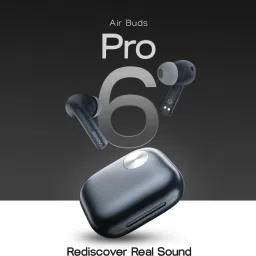 noise Airbuds Pro 6, Hybrid ANC 49 dB, LHDC, Google fast & Dual pair, In-ear detection Bluetooth Headset image 2