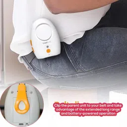 safe-o-kid 1-Way Communication Clear Sound,Easy Operation Easy Plug & Play Use Audio Baby Monitor image 4