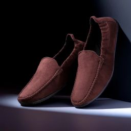 Slip-On Elastic Collered Loafers For Men-image-57