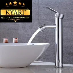 - Hot & Cold Single Handle Table Top tap Single Lever mixer sink tap Pillar Tap Faucet-image-56