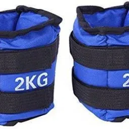 ANKLE WEIGHT SET(2KG+2KG=4KG) Blue Ankle & Wrist Weight (4 kg) Blue Ankle Weight-19