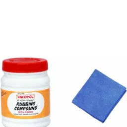 1 Waxpol Rubbing Compound(250GM), 1 towel Combo-24
