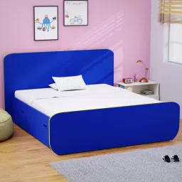 boingg! - a happy start Dreambubble Double Kids Double Bed with Storage In Blue Colour-picture-1