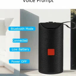 Worricow Branded Ultra BASS & premium audio quality Portable wireless speaker with mic, In-built Carry Handle Support Bluetooth, FM Radio, USB, Micro SD Card Reader, Aux MP3 Player image 4