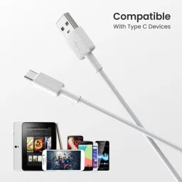 Portronics Type C 3 A 1 m Konnect Link Type C Fast Charging Cable image 4