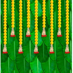 Banana Leaf Backdrop for wedding, Pooja and Household Functions-image-33