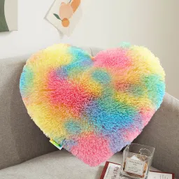 Multicolor Decorative pillow Microfibre Solid Cushion Pack of 1-image-1