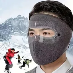 Winter Windproof Fleece Face Mask | Removable Lens | Assorted colors Party Mask-image-56