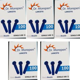 Dr. Morepen Round pack of 500 Glucometer Lancets-48