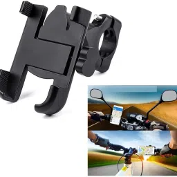 360 Degree Rotating Metal CNC Handlebar Holder For 2.5-6.2 Inch Smartphones Bike Mobile Holder-image-83