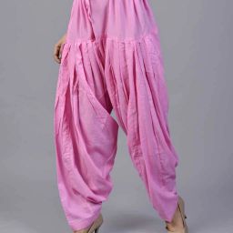 Pure Cotton Solid Women ["Pink"] Salwar-image-90