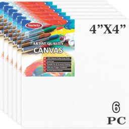 4 X 4 CANVAS BOARD Cotton Medium Grain Board Canvas (Set of 6)-image-60