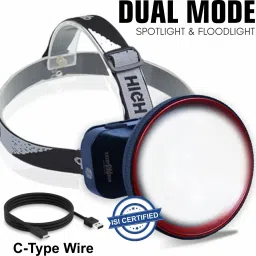 Super Power Head Lamp With 3 Mode LED Zoomable Head Light For Camping Headlamp 5 hrs Torch Emergency Light-11
