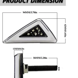 flipkart smartbuy Front, Rear LED Indicator Light for Universal For Bike, Yamaha Universal For Bike, R15, R15 V4, R15 M, R15 V1, R15 V2 image 5