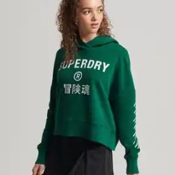 Brand Print Loose Fit Hoodie-picture-14