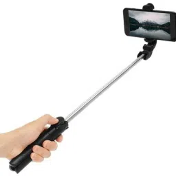 WHISTLE9 3in1 Selfie Stick multi-function Wireless Bluetooth | Selfie stick | Tripod | XT-02 Selfie Stick with Remote & Coller Mic Shutter 360 Rotate Extendable Handheld Foldable Mini Tripod Stand Foldable | Bluetooth shutter for Smartphones Professional Remote Control Selfie Stick Single Gimbal for Mobile-8