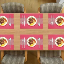yelona Rectangular Pack of 6 Table Placemat image 5