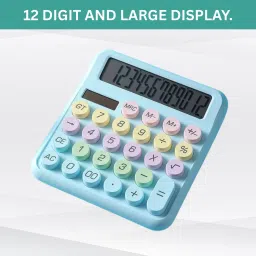 Desktop Calculator, 12-Digit Large LCD and Large Buttons for Office, Homes U7 Basic Calculator-image-73