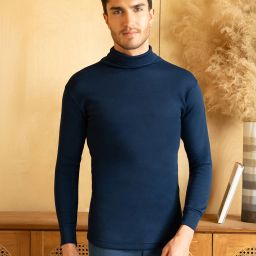 LUX COTT'S WOOL HI-NECK_TOP Men Top Thermal-image-37