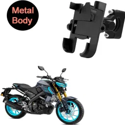 360 Degree Metal Body Universal Mobile Holder for MT15 ( BS4 + BS6 ) Bike Mobile Holder-image-54