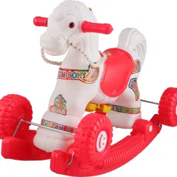 Kids Horse Rider Rocker Toys 1-3yrs birthday gift toy Push & Ride Baby Horse with Wheels Tricycle-23