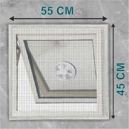 Polyester Adults Washable Pre Stiched Mosquito Net for Kitchen, bathroom windows and Exhuast Fan Mosquito Net-picture-5
