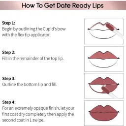 kay beauty Matte Liquid Lipstick Enriched with grape Embrace 3.5ml image 4