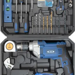 Professional with 750Watts, 13mm Impact Drill, Power & Hand Tool Kit-12