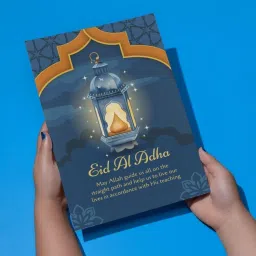 Eid Mubarak A4 Size 8.3x11.7 inch for Festive Wishes Envelope & Greeting Card-image-99