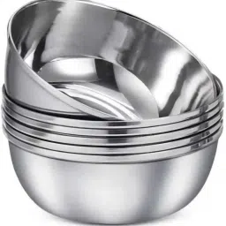 Stainless Steel Serving Bowl Rajhans Curry Dal Bowl Serving Dessert Soup Small Wati Bowls Katori Set 100ml-image-32