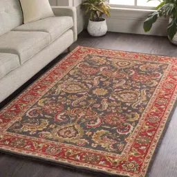 surya living Beige Traditional Wool 8 x 10 Feet Hand tufted Carpet-picture-39