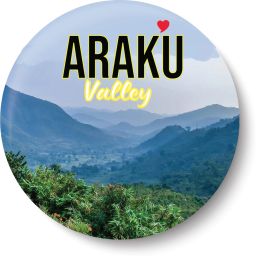 Love Araku Valley I Andhra Pradesh I Suvenir I Travel Memories I Fridge Magnet Pack of 1-image-6