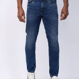 killer Men Skinny Mid Rise Blue Jeans-picture-5