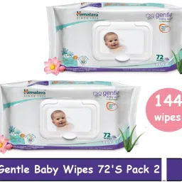 Gentle Baby Extra Soft Wipes 72's Pack of 2-22