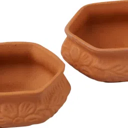 Earthenware Dessert Bowl Set – 60 ML, Terracotta, Natural Earthenware, Biodegradable & Non-Toxic-image-36