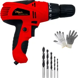 100% Copper Winding HGCM1191M3 Power Drill with Gloves, Wood Bits for Making Holes in Metal/Wood/Concrete with Reverse Rotation and Variable Speed TMHS930 Pistol Grip Drill-picture-28