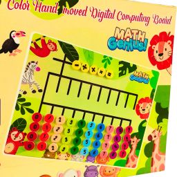 Preschool Math Puzzle Toy – Educational Learning Board with Numbers & Signs-26